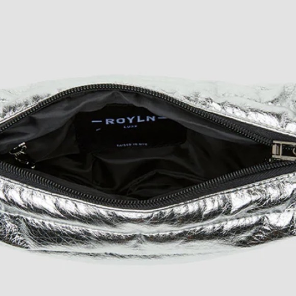 Think Rolyn Bum Bag Silver Adjustable Removable Strap NEW - Picture 8 of 8